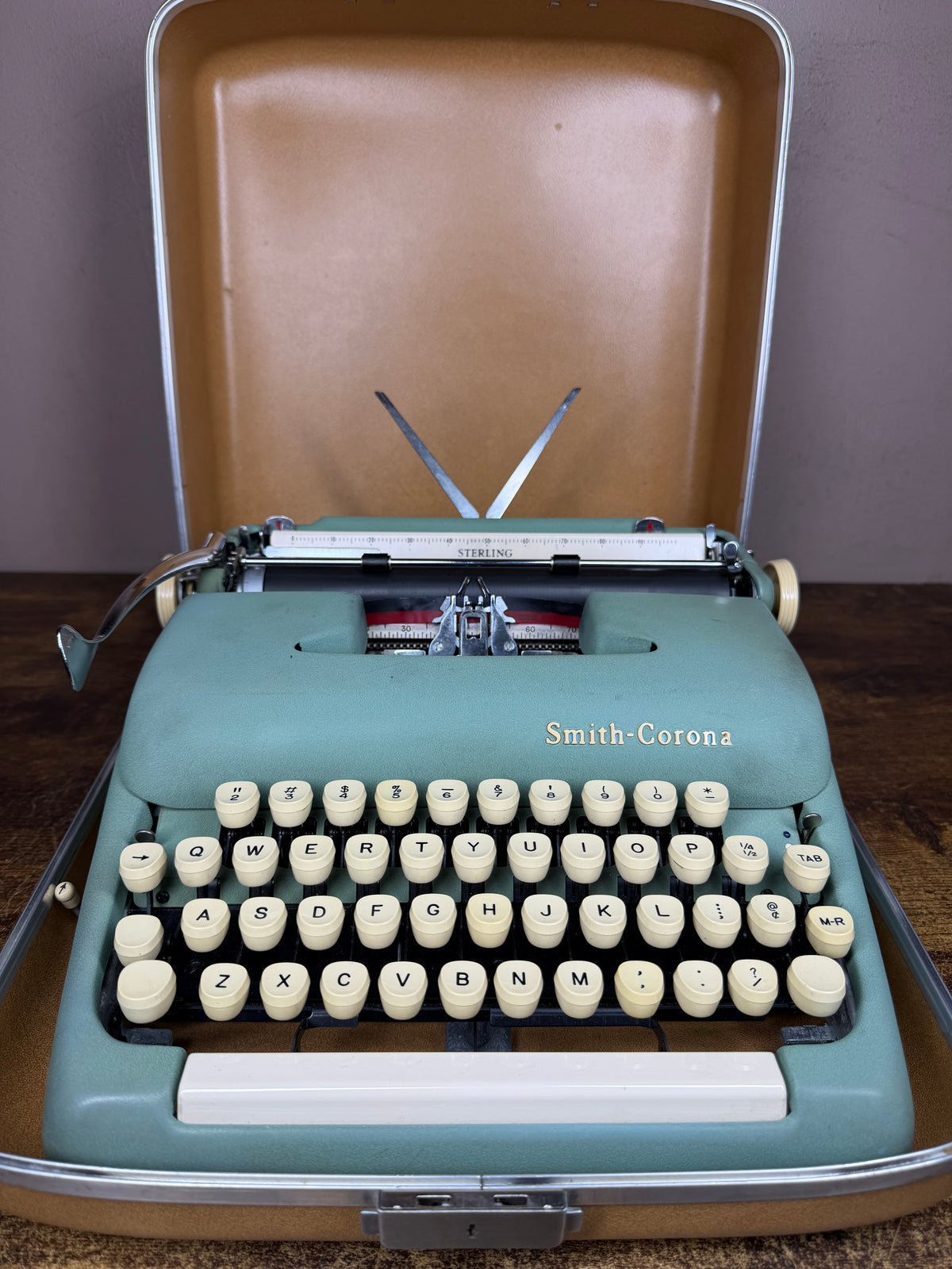Excellent! Serviced 1960 Smith-Corona Sterling 5A Vintage Portable Typewriter (Elite)