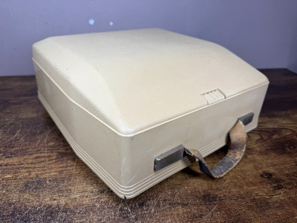 Nice! Serviced 1979 Hermes 3000 3rd Gen Boxy Portable Typewriter Techno Elite