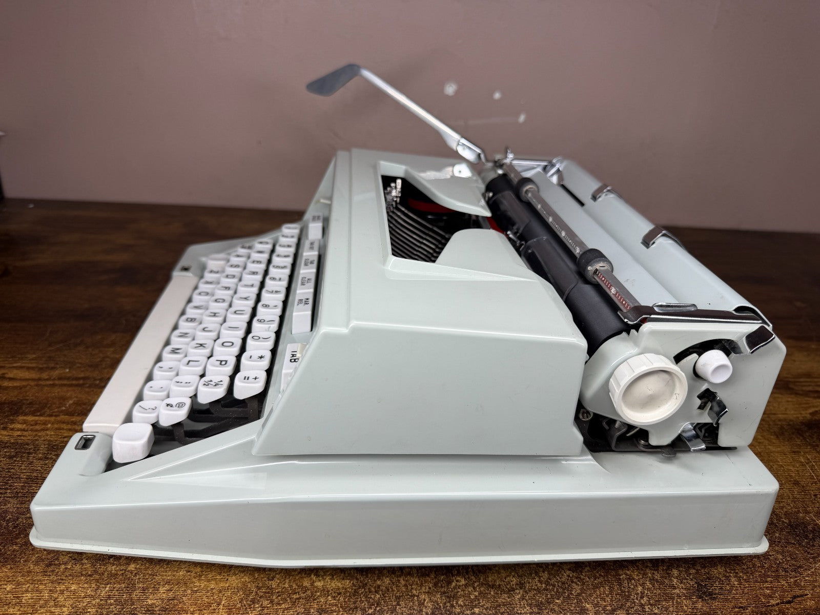 Excellent! Serviced 1972 Hermes 3000 3rd Gen Typewriter Techno Pica New Platen
