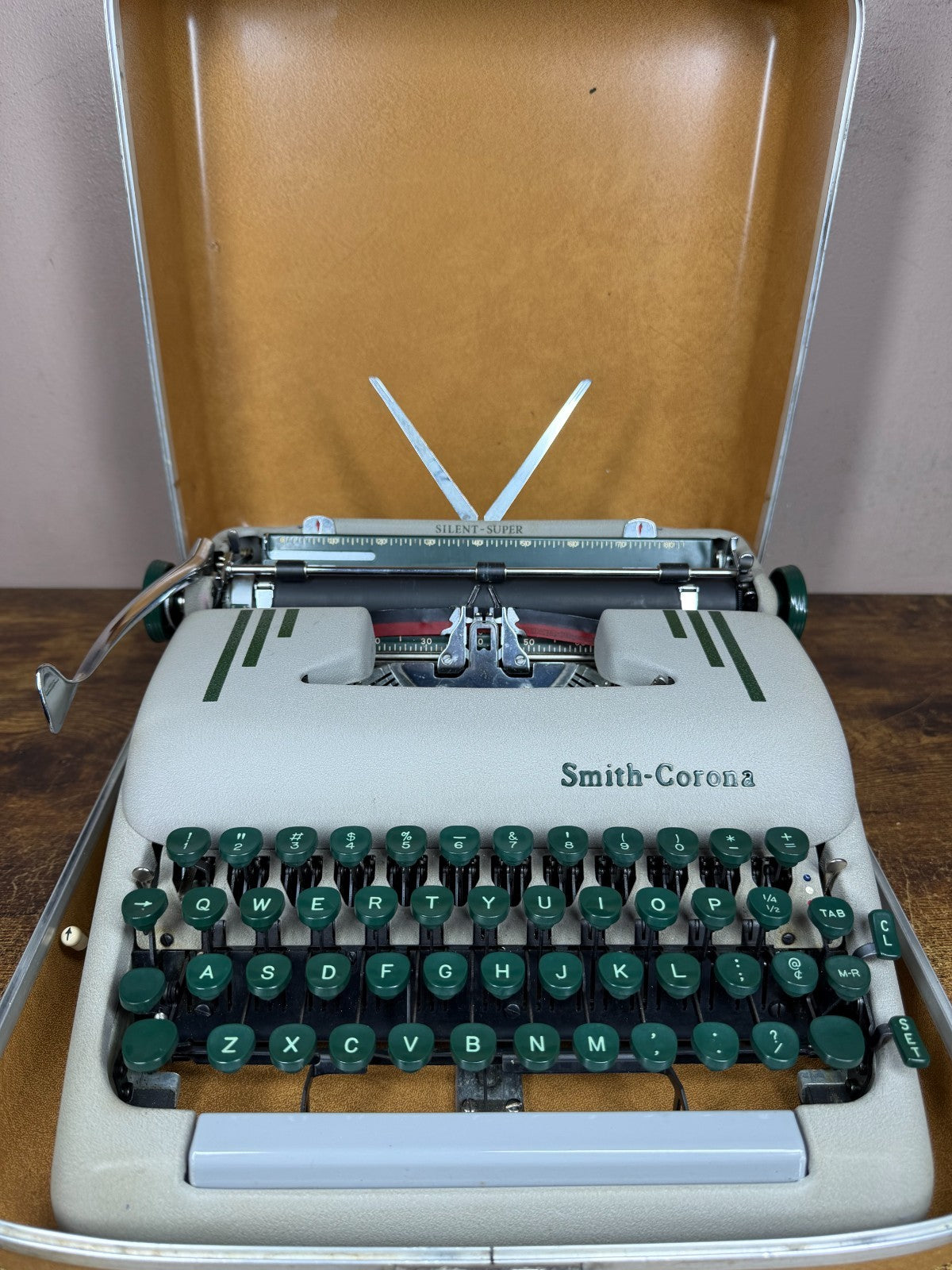 Near Mint! Serviced 1954 Smith-Corona Silent-Super Vintage Typewriter New Platen