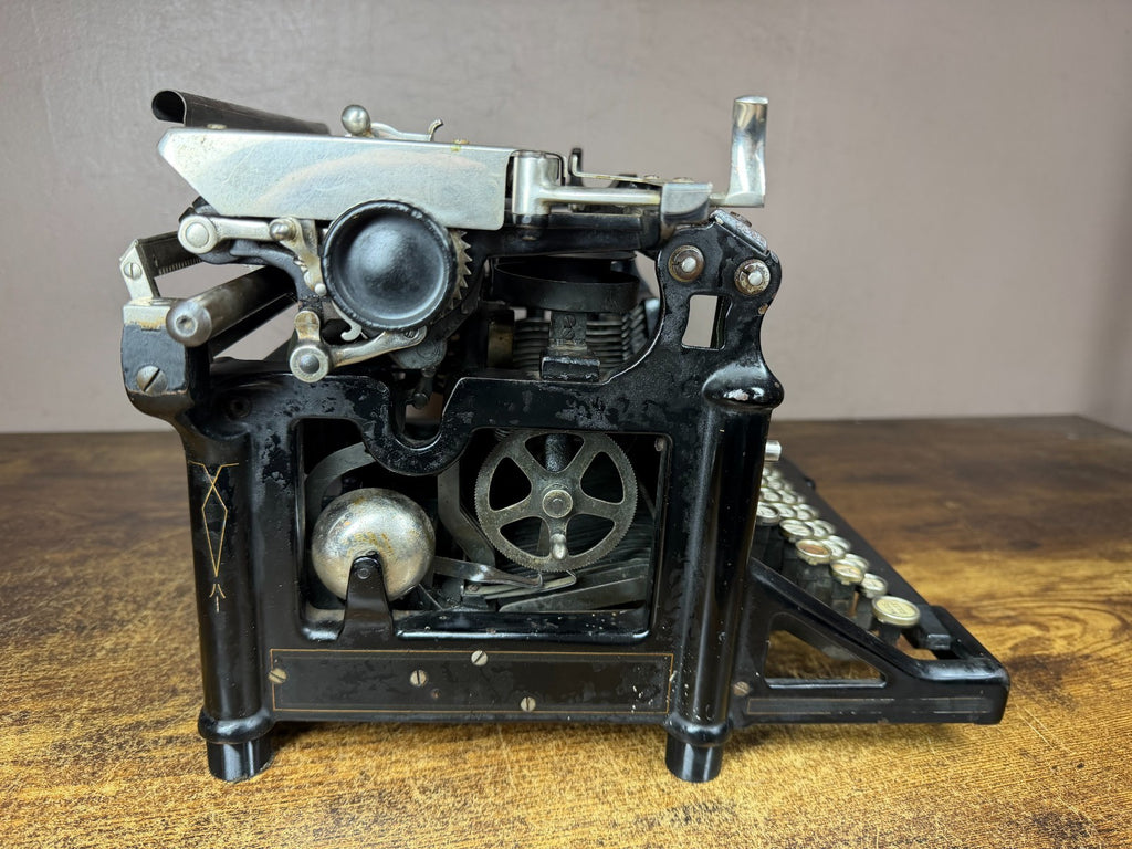 Serviced 1911 Underwood No.5 Typewriter French/English New Platen, Feet, Rollers