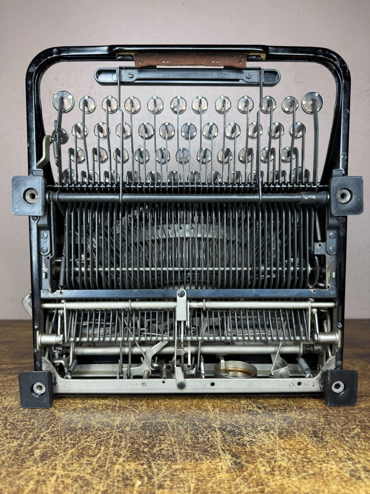 Excellent Serviced 1931 Royal P Model Glossy Gull Wing Typewriter New Platen