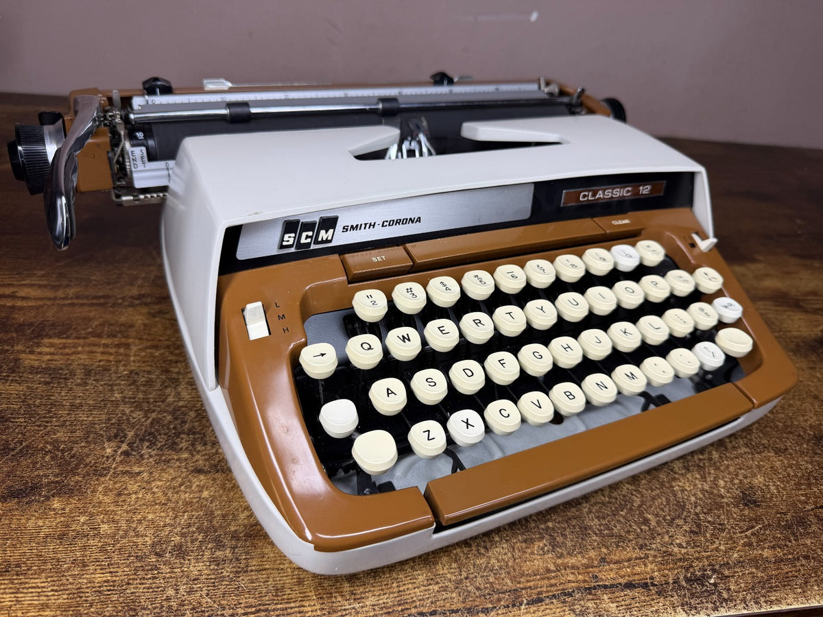 Serviced 1980 Smith-Corona Classic 12 Typewriter Rare Large Speech-Riter 29 6CPI