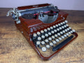 Nice! Serviced 1930 Royal P Model Red Woodgrain Elite Typewriter New Platen