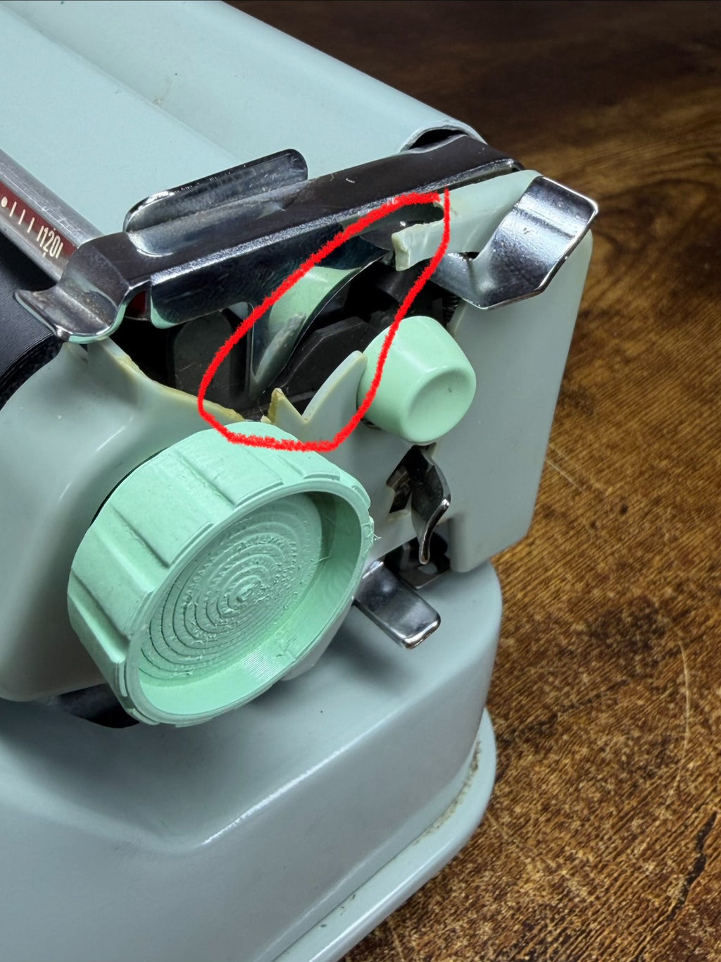 Excellent Serviced 1966 Cursive/Script Hermes 3000 Typewriter w New Platen 13CPI