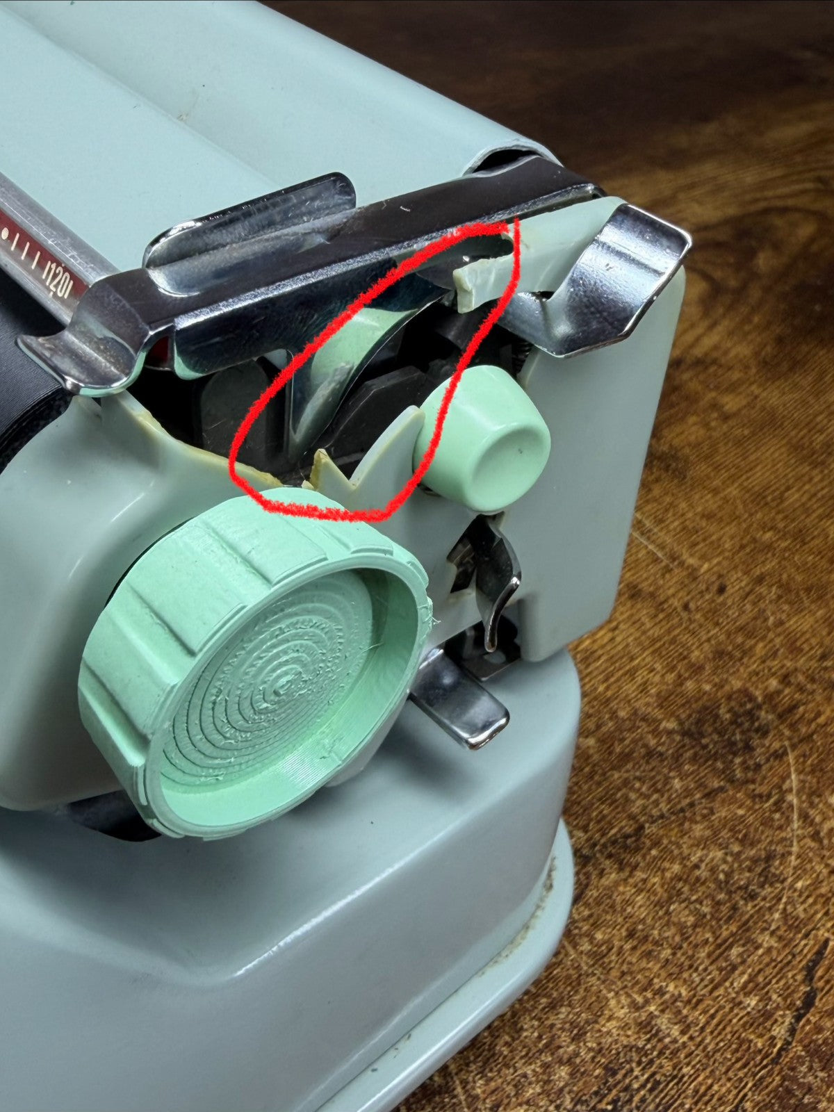 Excellent Serviced 1966 Cursive/Script Hermes 3000 Typewriter w New Platen 13CPI