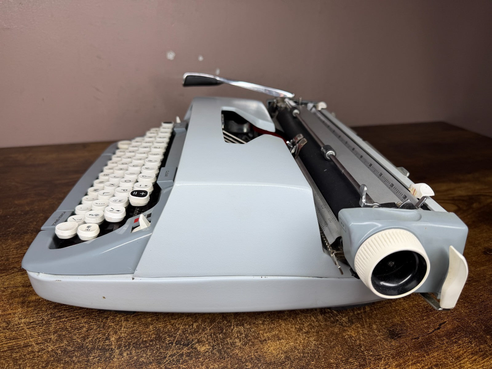NIce Serviced 1975 Smith-Corona Galaxie Twelve Vintage Portable Typewriter Elite