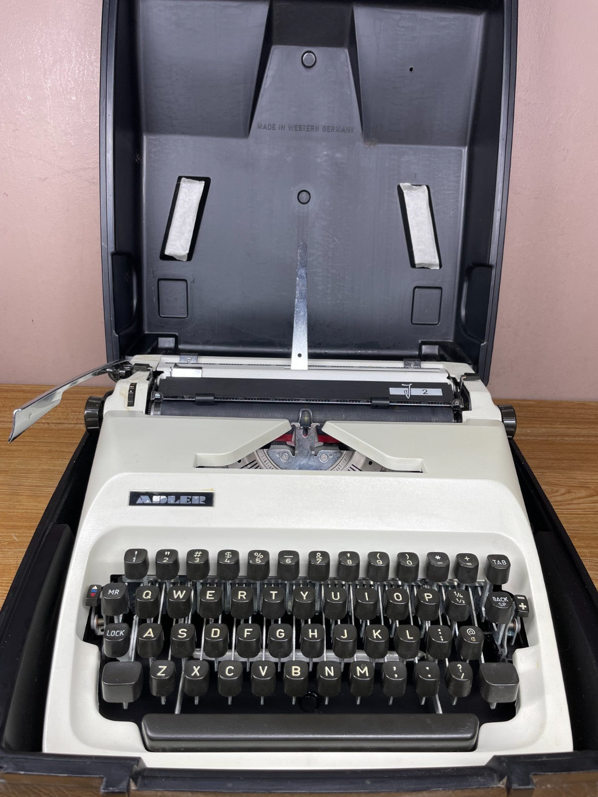 Excellent! Serviced 1977 Adler J2 Fully Functional Vintage Portable Typewriter