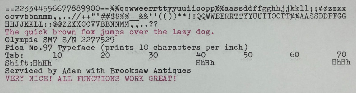 Near Mint! Serviced 1964 Smith-Corona Galaxie Seafoam Green Vintage Portable Typewriter (Elite)